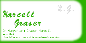 marcell graser business card